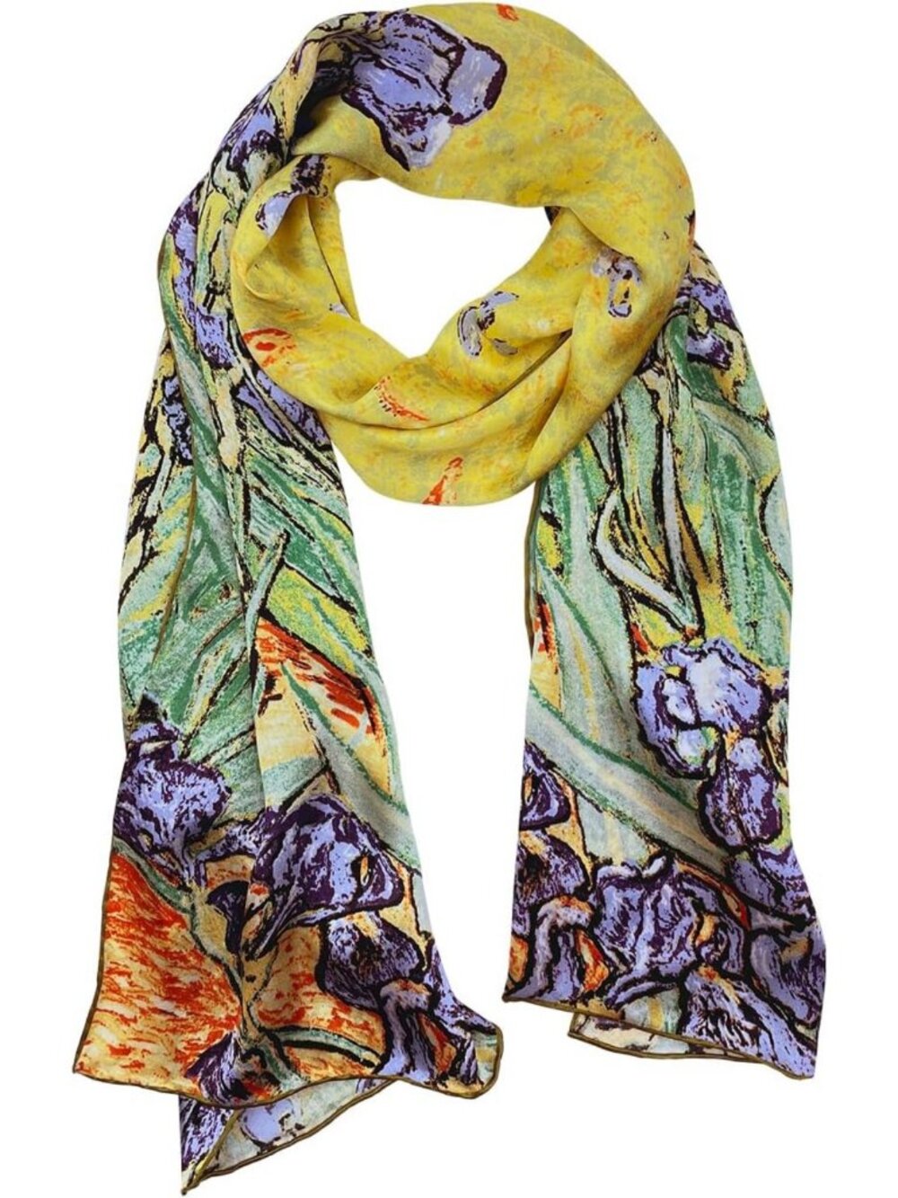 Luxurious 100% Mulberry Silk Scarf - Square Long Shawl Wraps, Perfect Gift for